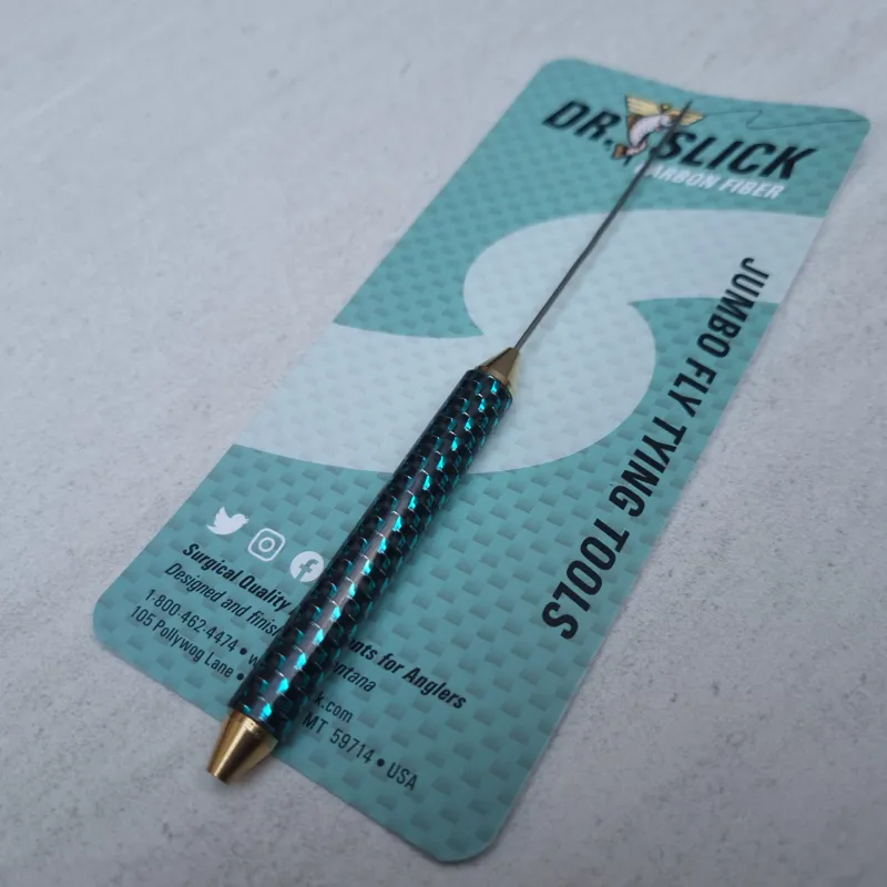 Dr.Slick JUMBO Carbon Fiber Handle Bodkin with Half Hitch Tool-2